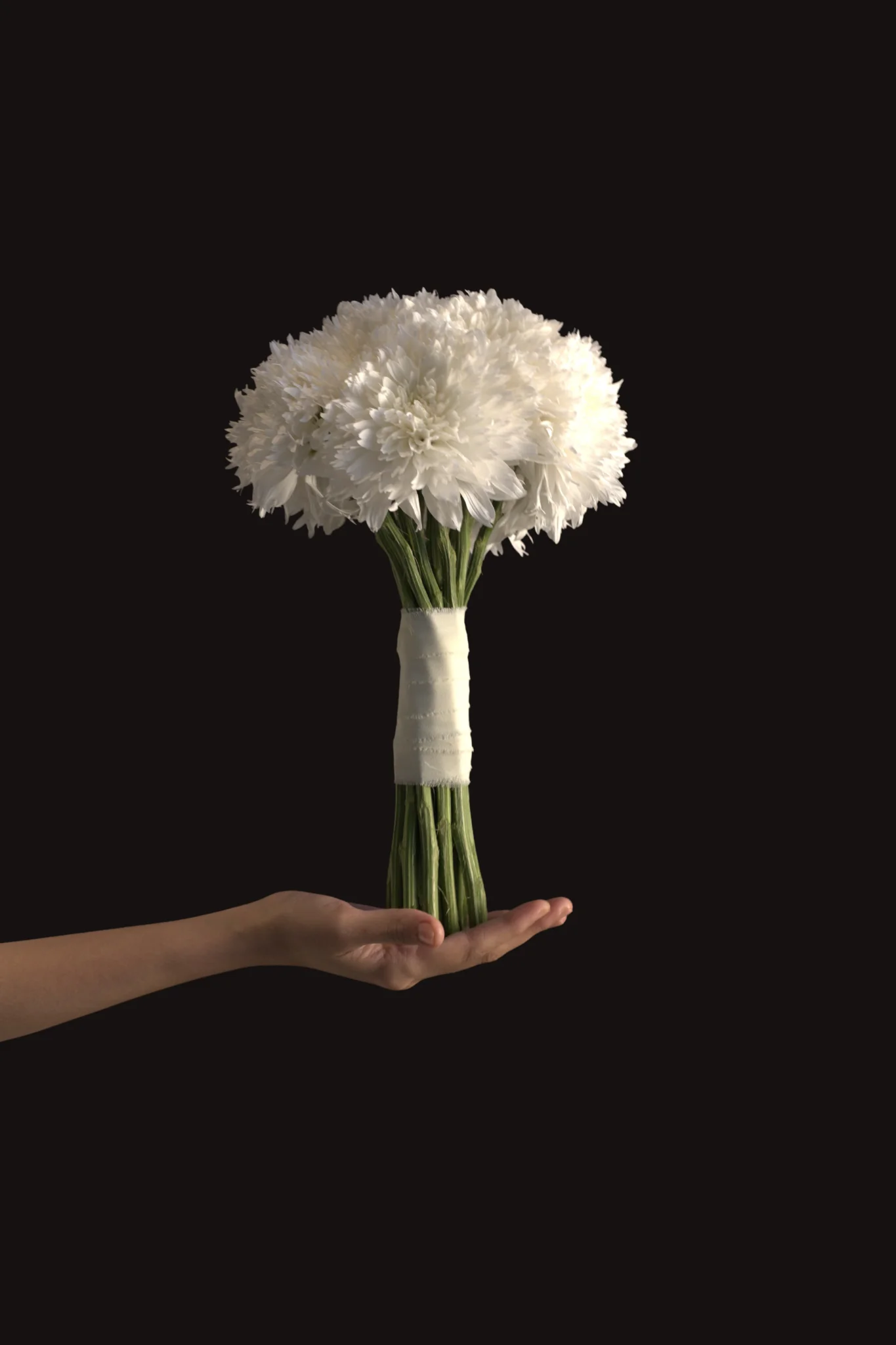 Feathered Grace Bridal Bouquet